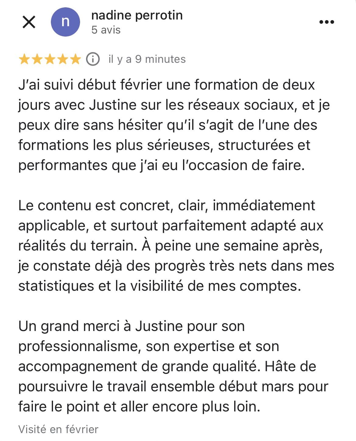 Avis élève 2