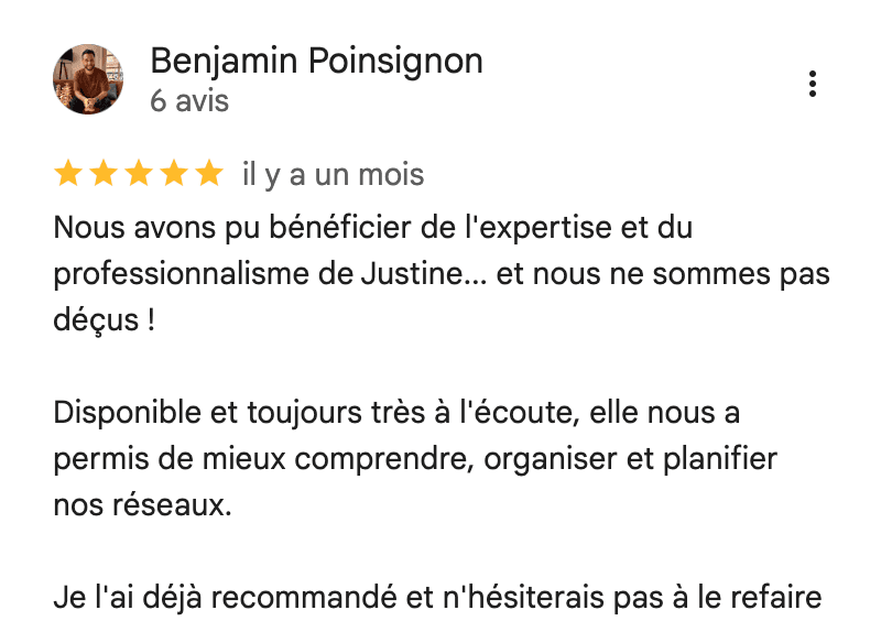 Avis élève 5