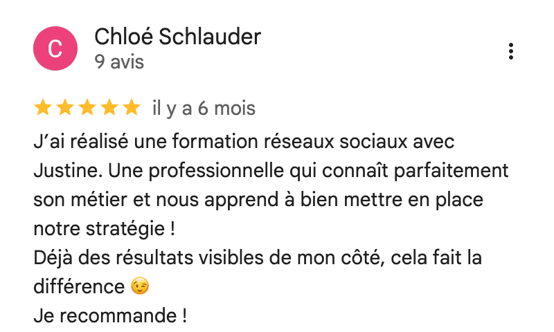 Avis élève 9